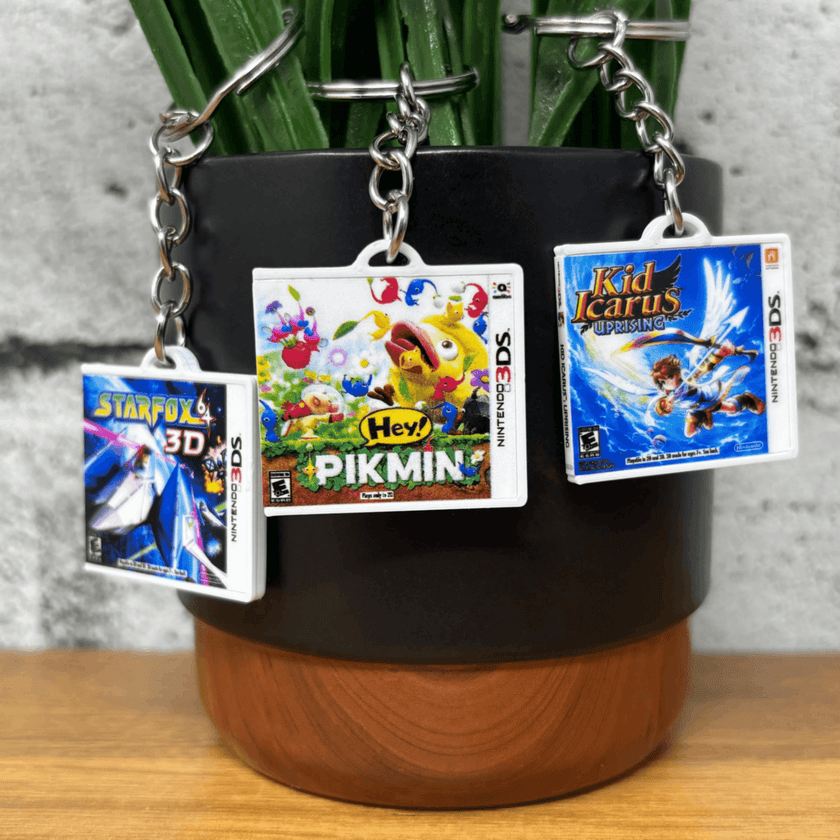 3DS Game Case Keychains