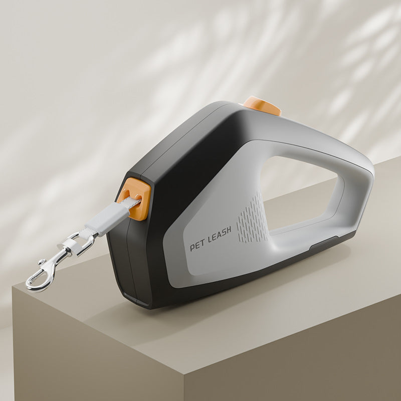 Geometric Design Retractable Dog Leash 5M – ABS Pet Traction Rope