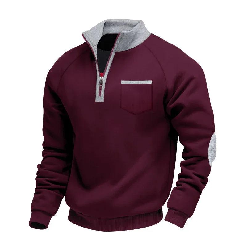 Mens Casual Hoodies – Thick Loose Pullover Sweatshirt for Teens