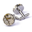 Men's Mechanical Movement French Shirt Cufflinks – Silver Copper Formal Cufflinks | Canada & USA