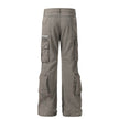 Solid Color Casual Multi-pocket Denim Jean Cargo Pants women