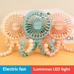 USB Powered summer heat Handheld fan with stand and Night light