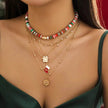 Christmas Beaded Necklace for women