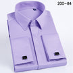 Men's French Cufflinks Dress Shirt – Slim Fit Business Formal Wear | Canada & USA