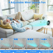 Foldable Rechargeable Portable Remote Control Desk Fan