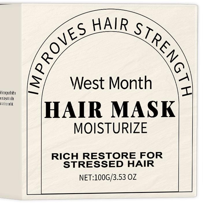 Shea Butter & Coconut Oil Hair Mask – Moisturising Repair Treatment with Mango Butter, Jasmine & Banana