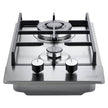 Gas Cooktop 12 Inch, Max 12250BTU 2 Burners Built-in Stainless Steel Gas Stove Top, LPG NG Convertible Dual Fuel Natural Gas Hob With Thermocouple Protection