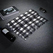 Handmade Autumn And Winter Velvet Fleece Plaid Scarf