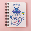 Astronaut Pocket Flipper Notebook – Space Themed Mini Flip Notepad (10.5×8cm)