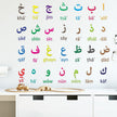 Color Arabic Digital Kindergarten Children's Room Home Wall Decorative Wall Sticker