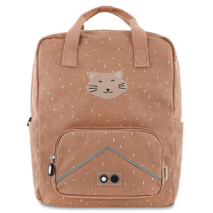 Kids' Cute Animal Character Kindergarten Backpack – PU Schoolbag for Grades 1–2 (Lion, Fox, Shark, Cat, Dino, Unicorn)