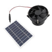 10W Solar Panel Powered Fan Kit Monocrystalline Silicon Solar Powered Exhaust Fan Portable Silent Solar Panel Fan for Outdoor
