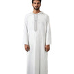 Long Sleeve Embroidered Hooded Men's Muslim Robes