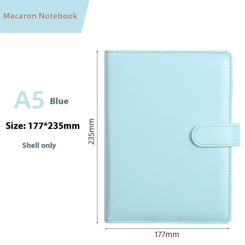 A5 PU Leather Notebook Binder Shell – Macaron Colours | 11 Colours