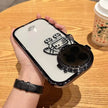 Glitter Astronaut Camera Stand Phone Case Invisible Lens Soft Cover