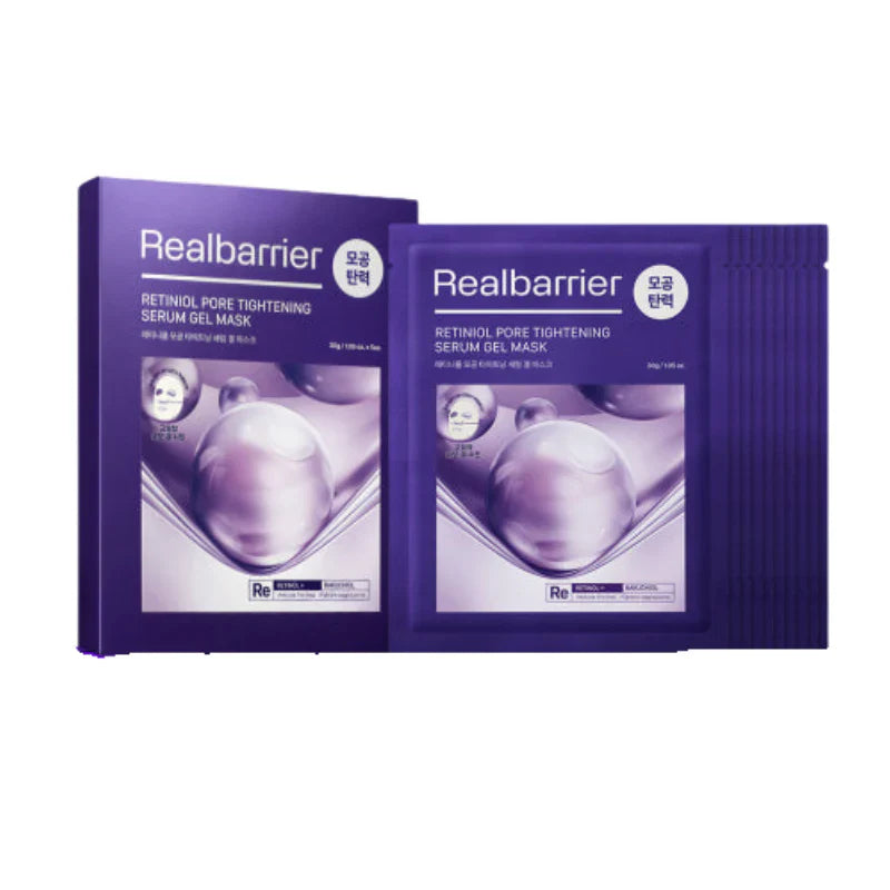Real Barrier Retiniol Pore Tightening Serum Gel Mask 30g - 1 BOX / 5 PCS