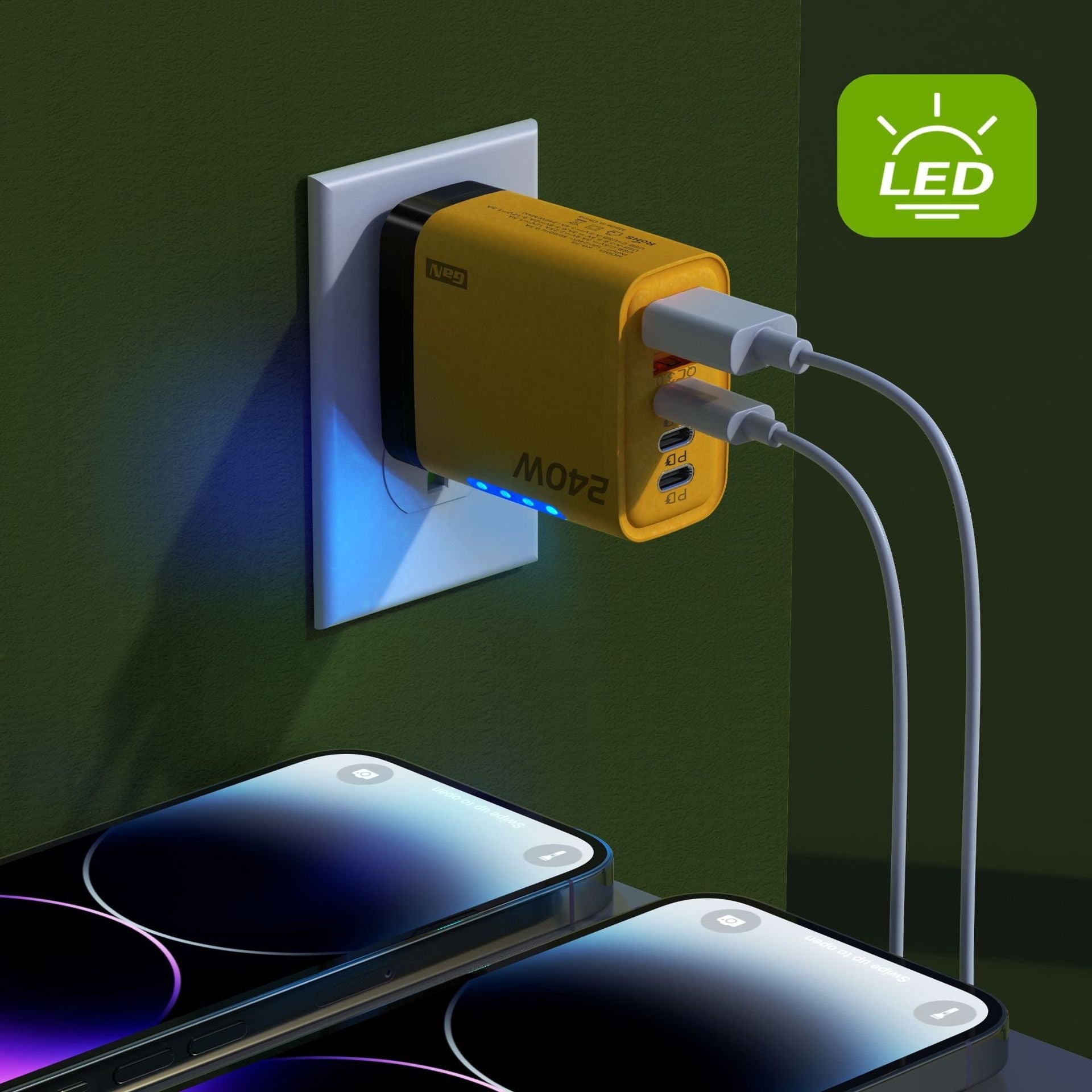 12W Dual-Port USB Wall Charger