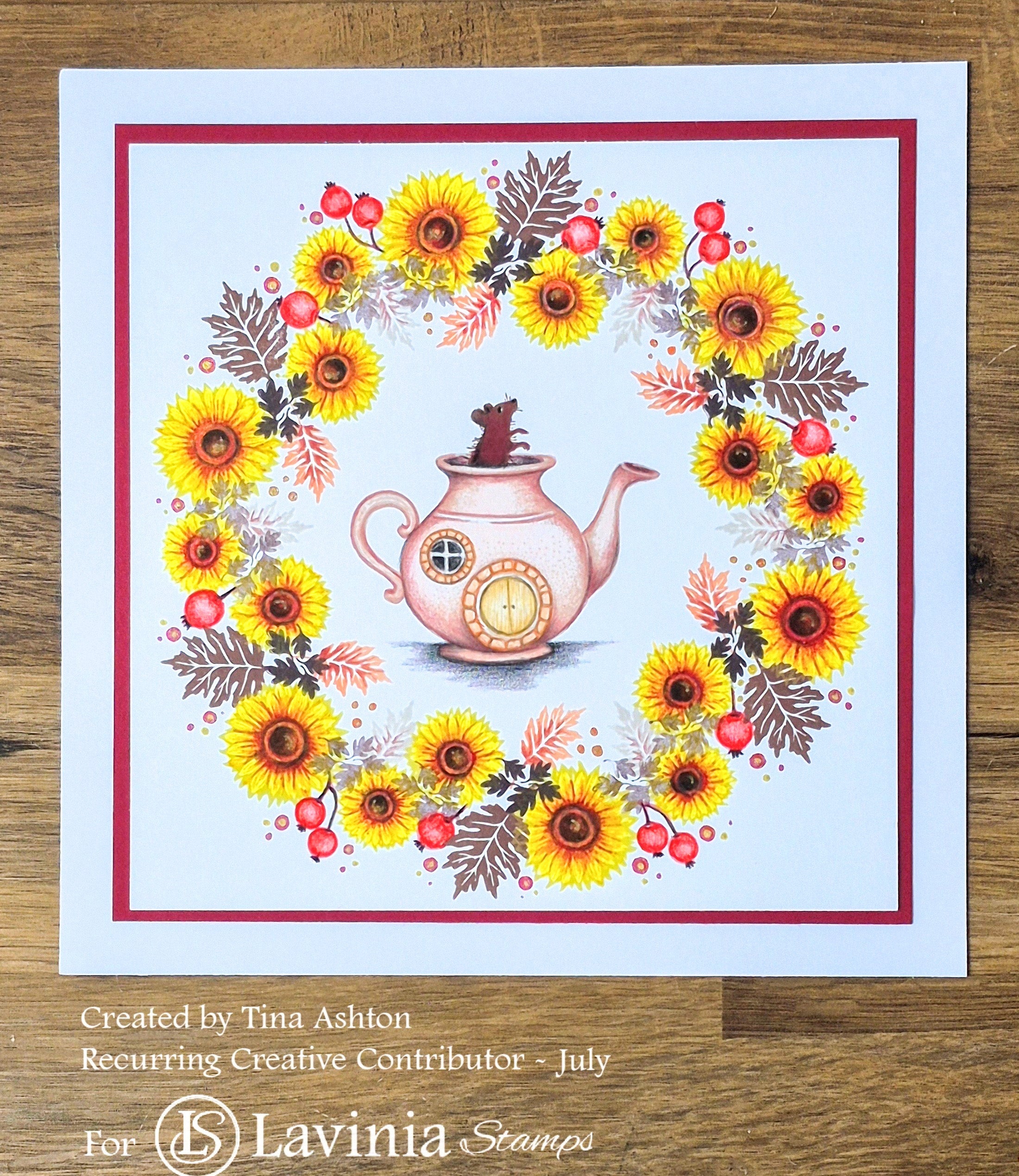 Lavinia Stamps - Teapot Cottage Stamp