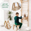 6in1: Wooden Swedish Wall / Climbing ladder for Children + Swing Set + Slide Board