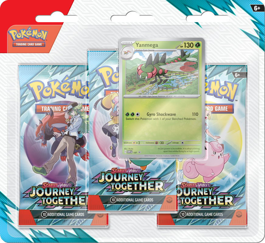 Pokémon TCG - Scarlet & Violet - Journey Together - 3 Packs Blister