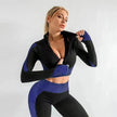 Women's 3-Piece Seamless Gym Workout Set – Leggings, Crop Top & Sports Bra Yoga Fitness Outfit S–4XL