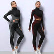 Women's 3-Piece Seamless Gym Workout Set – Leggings, Crop Top & Sports Bra Yoga Fitness Outfit S–4XL