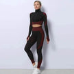 Women's 3-Piece Seamless Gym Workout Set – Leggings, Crop Top & Sports Bra Yoga Fitness Outfit S–4XL