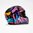 Voss 989 Moto-V Rei TopRockr Full Face Gloss Motorcycle Helmet