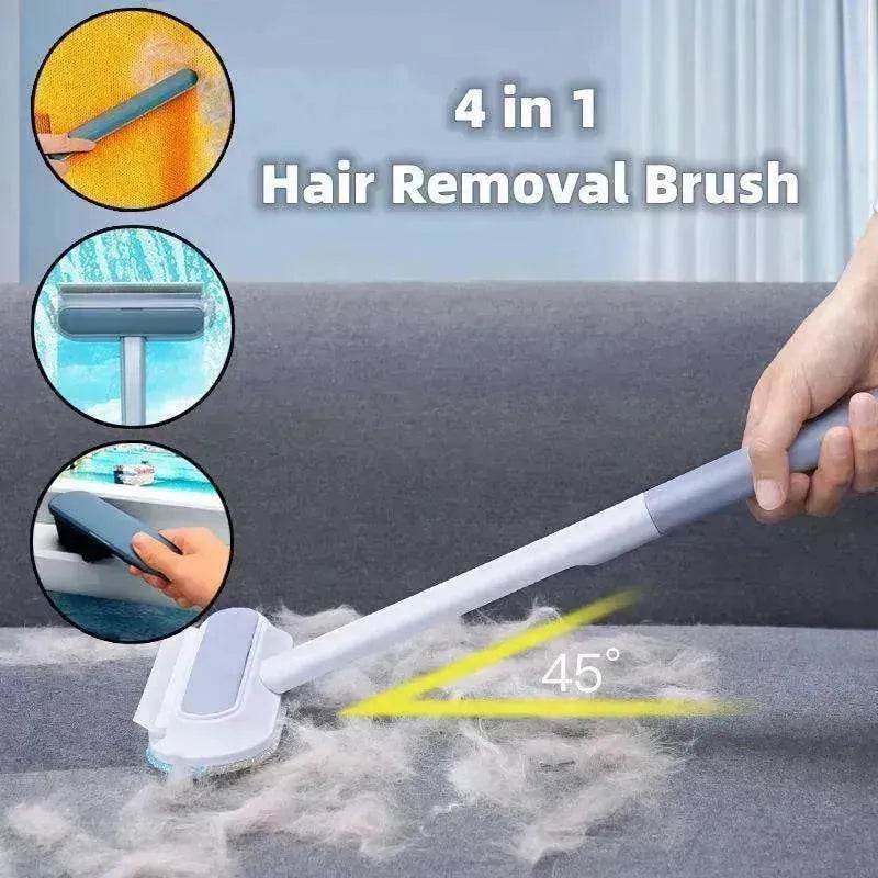 4-in-1 Pet Hair Removal Brush – Dog & Cat Hair Remover, Lint Cleaner & Screen Brush