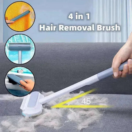 4-in-1 Pet Hair Removal Brush – Dog & Cat Hair Remover, Lint Cleaner & Screen Brush