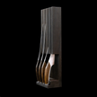 SYNCHROS | 4 piece bundle with Oak-wood Knife holder