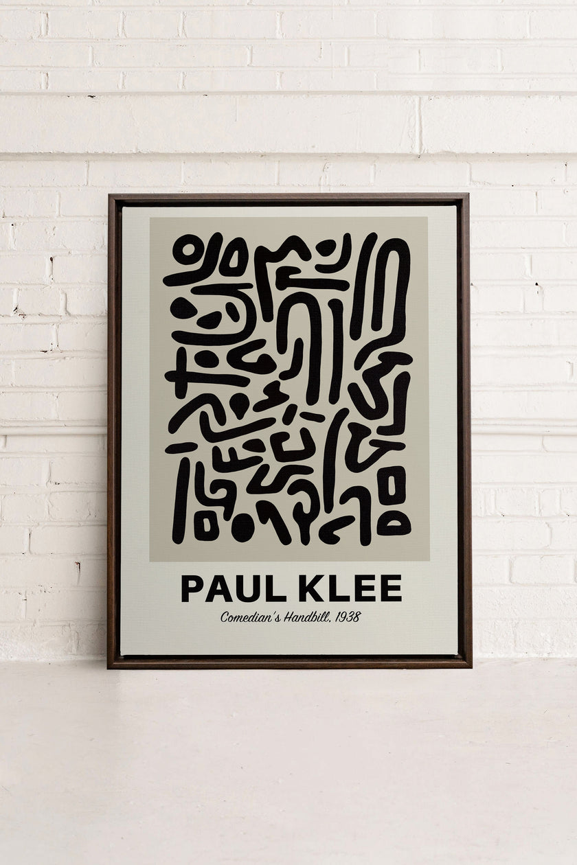COMEDIAN'S HANDBILL, Oeuvre sur toile étirée