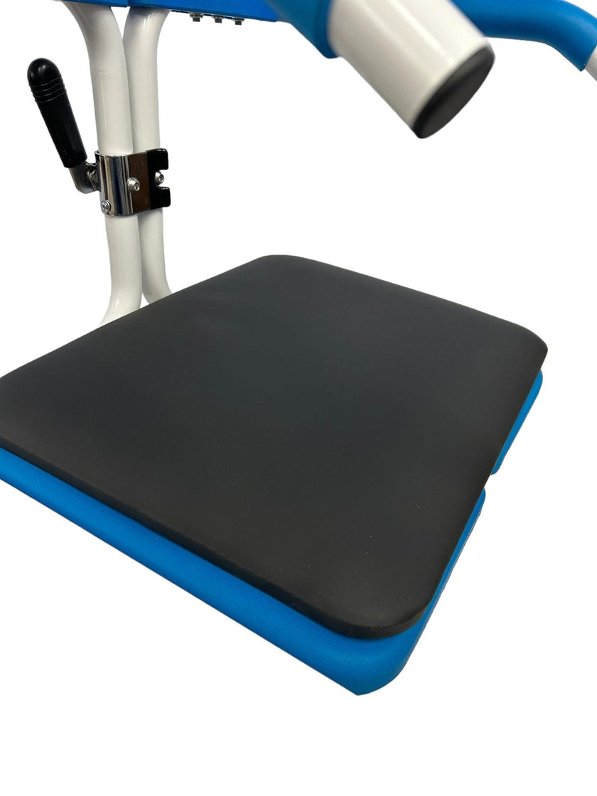 4-IN-1 Multifunctional Electric Lift Transfer, Shower, & Commode Chair for Safe Patient Care in Canada