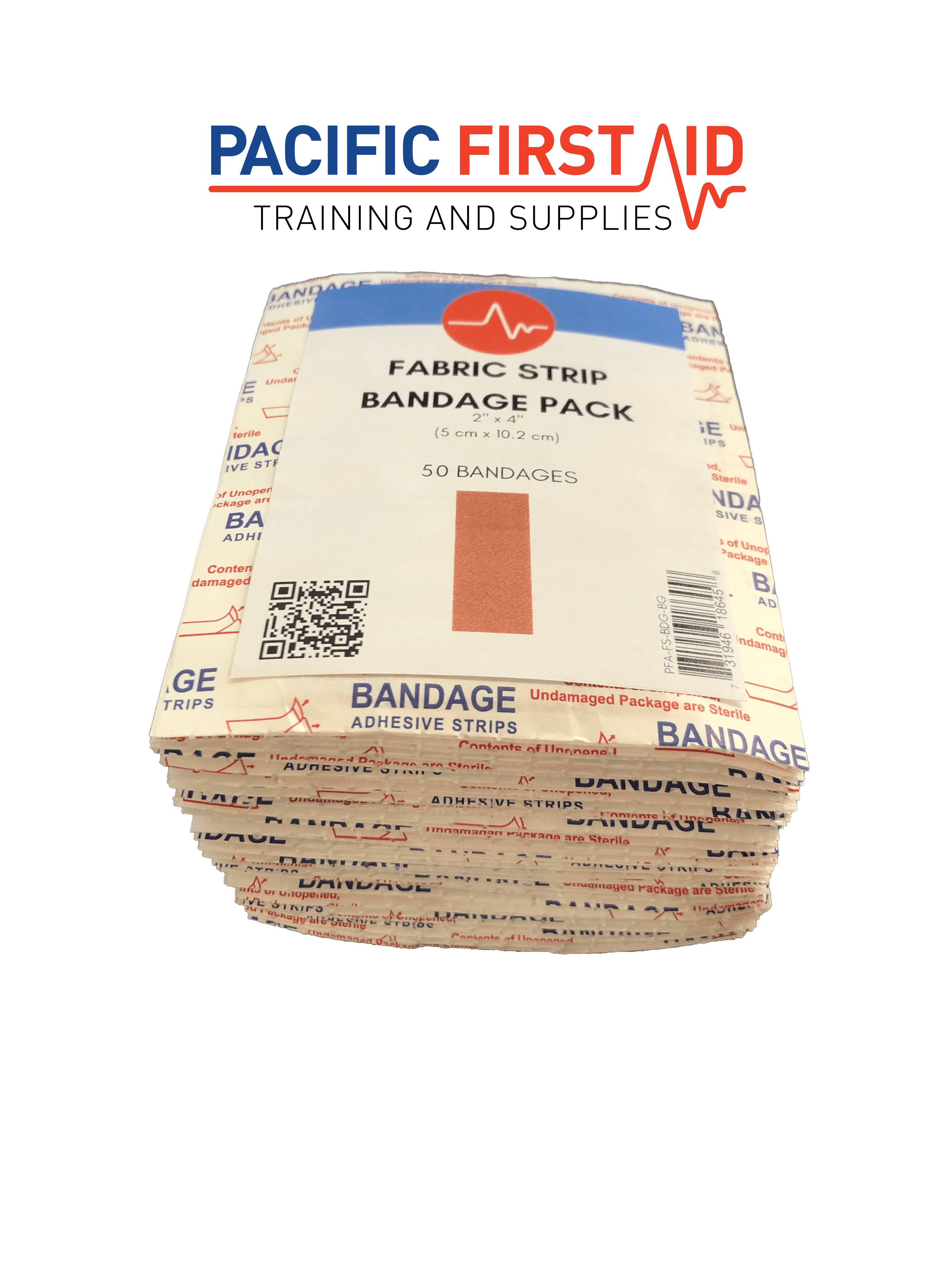 Fabric Strip Large Bandage Patch Pack 2