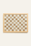 SANDY SQUARES, Oeuvre sur toile rigide, encadré Naturel Clair (collective)