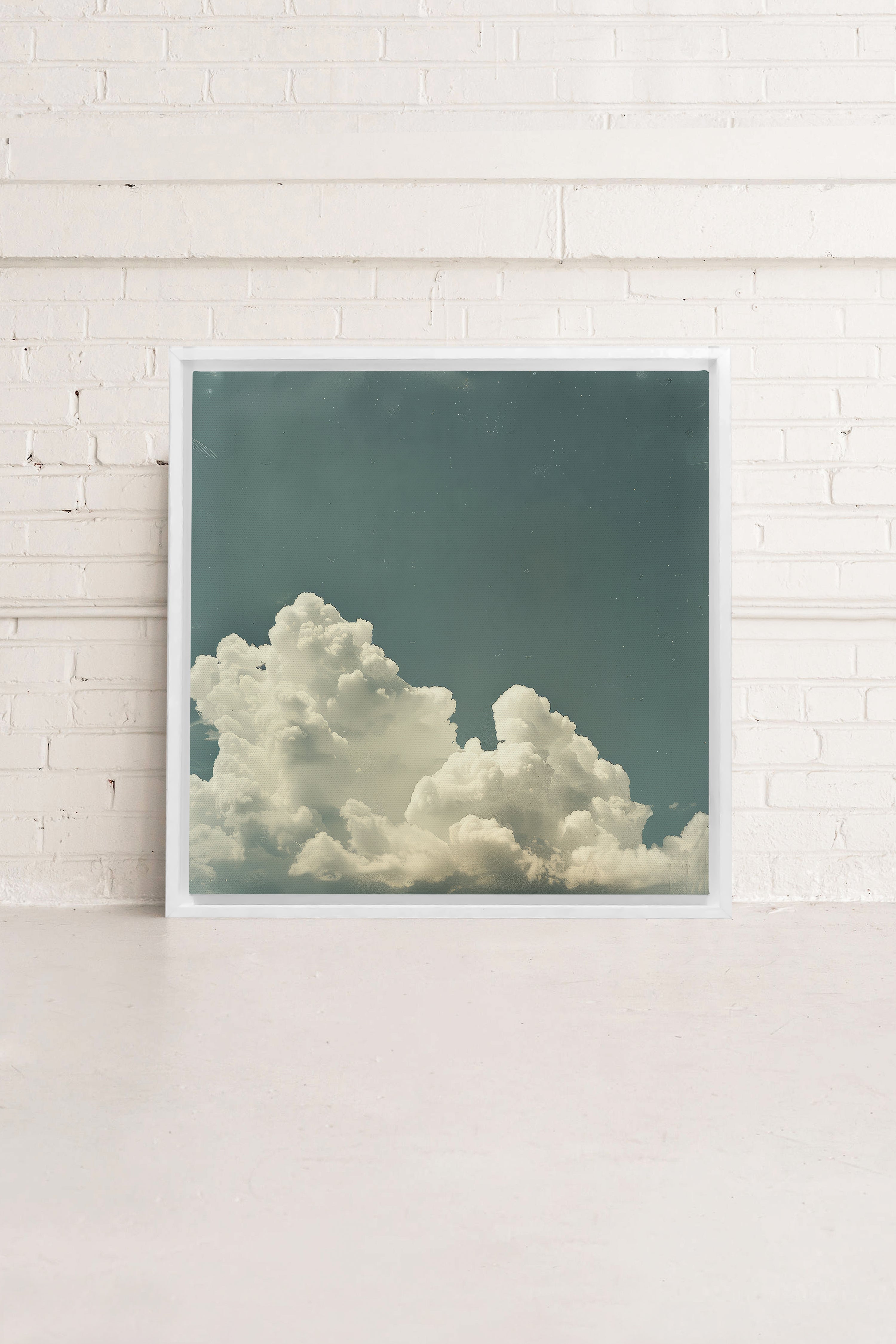 NOSTALGIC SKY, Oeuvre sur toile étirée
