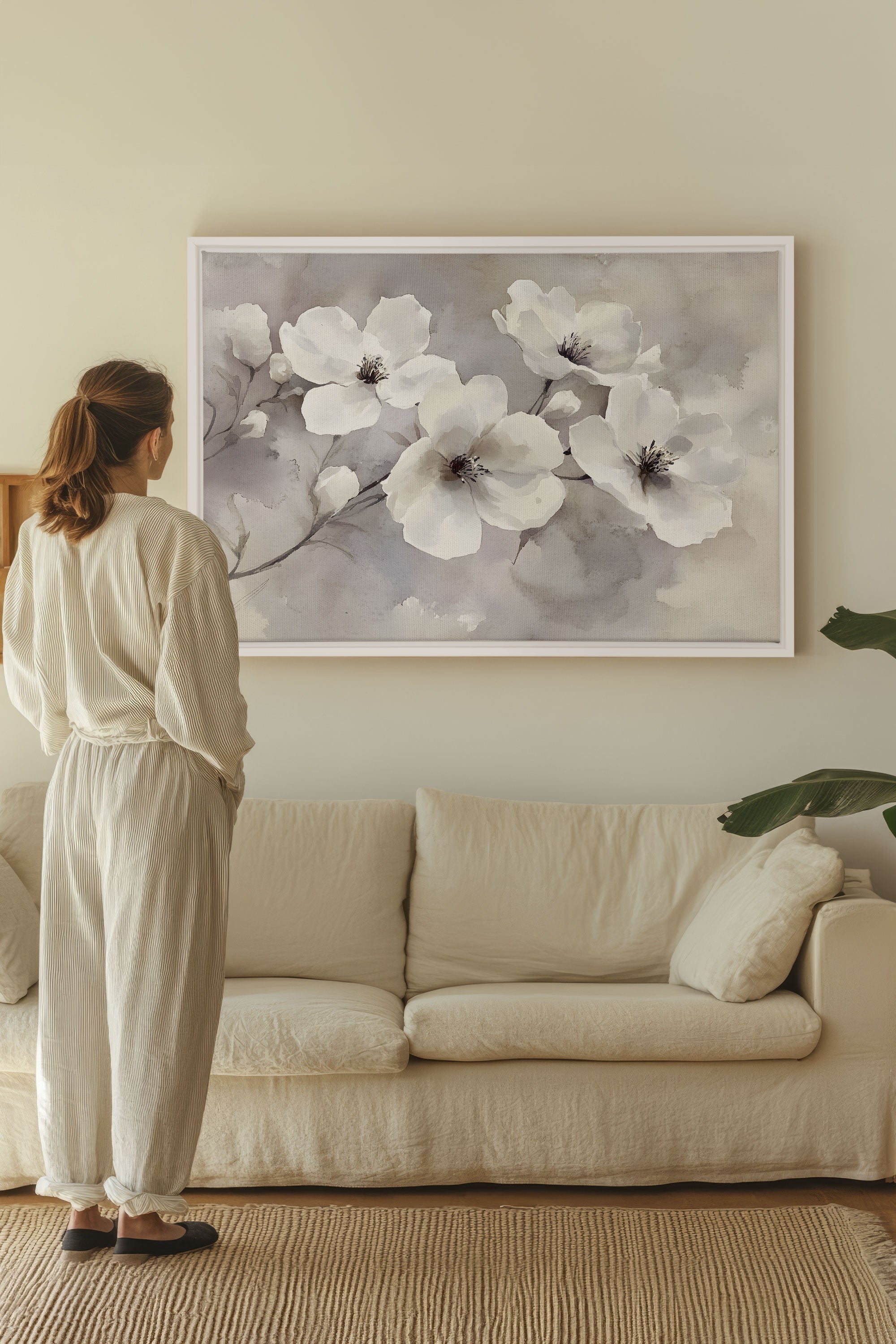 CLOUDED Groom, Oeuvre sur toile étirée