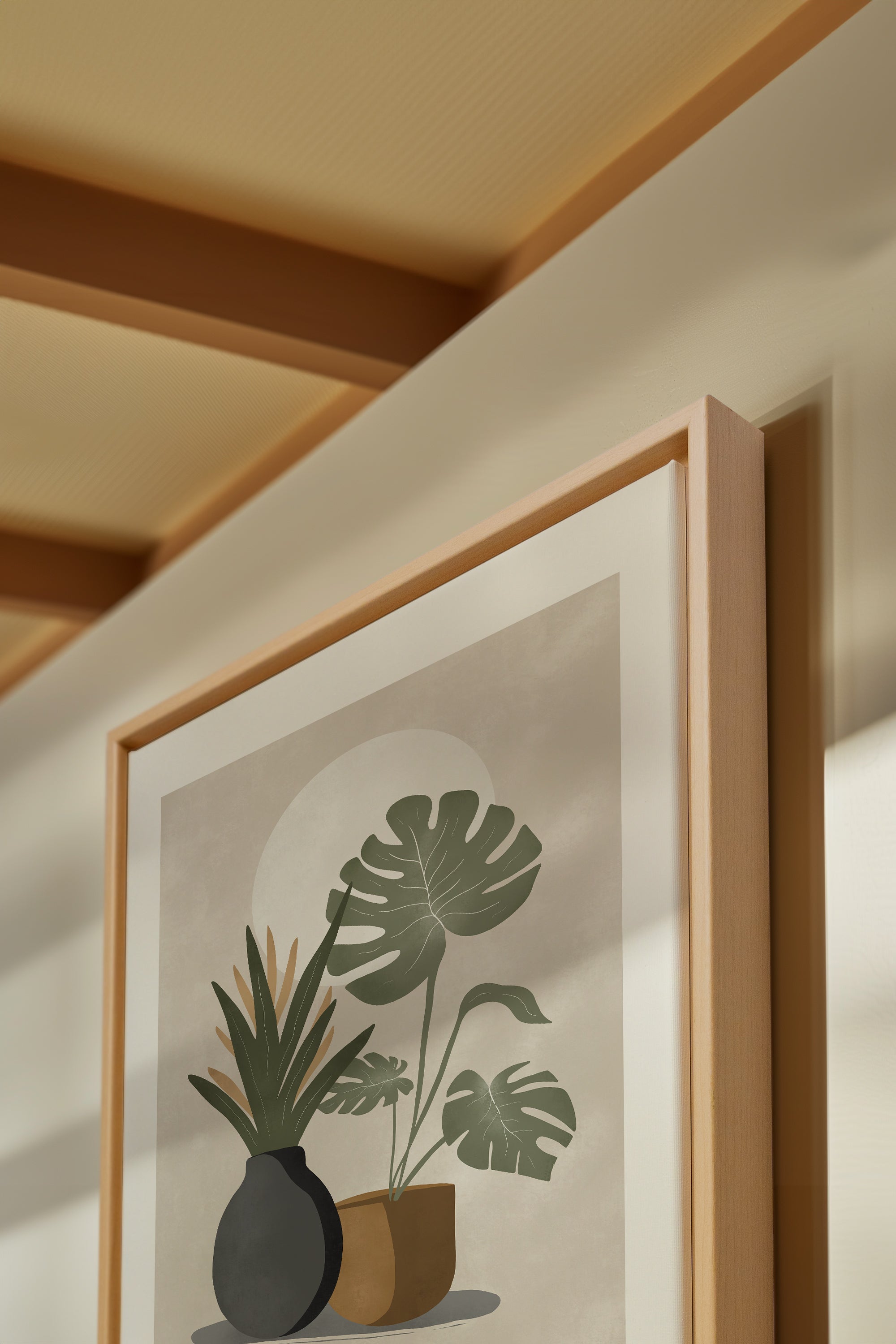 DESERT GREENS, Oeuvre sur toile étirée