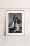 BLACK & WHITE BLISS, Oeuvre sur toile étirée