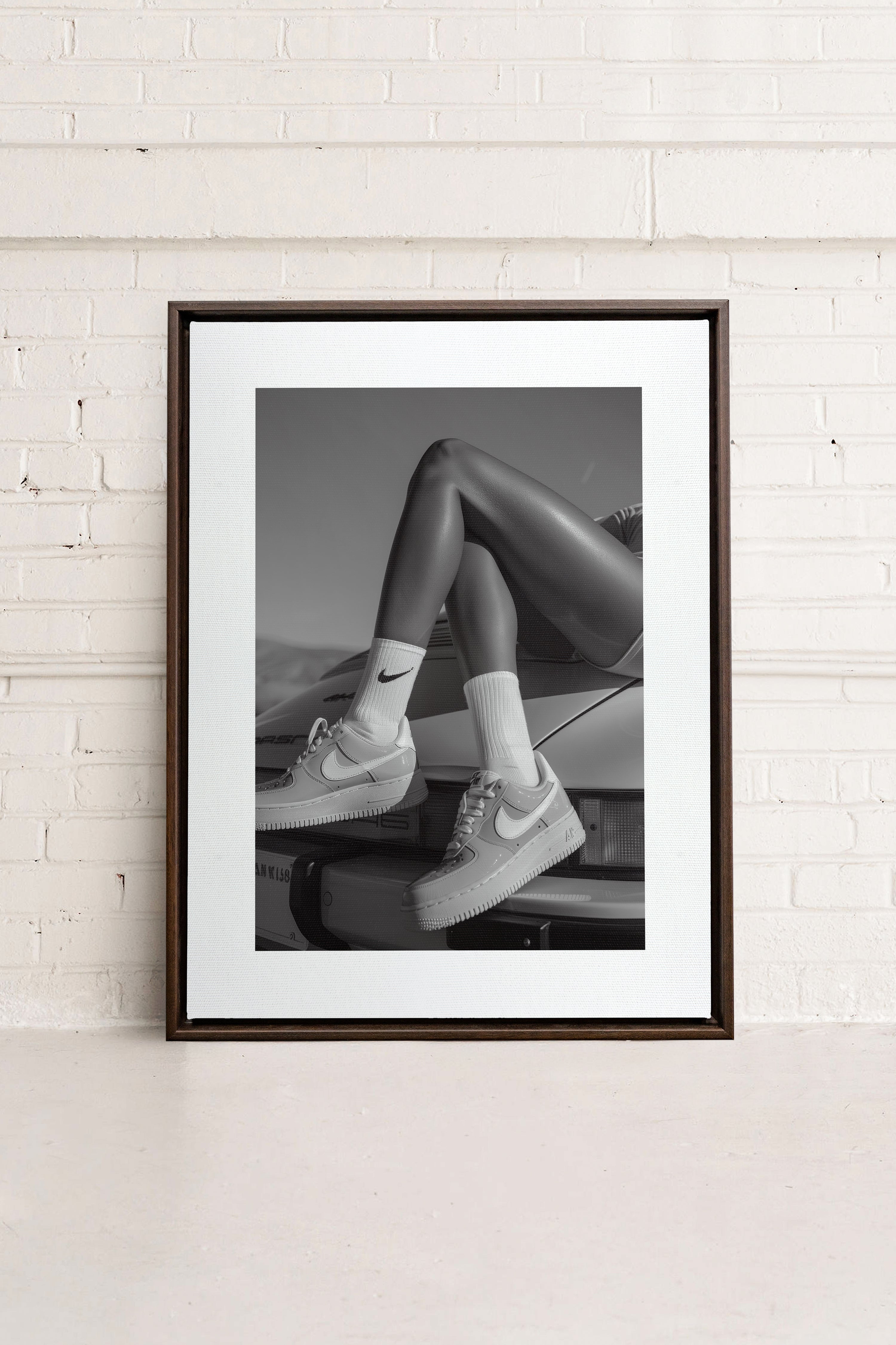 BLACK & WHITE BLISS, Oeuvre sur toile étirée