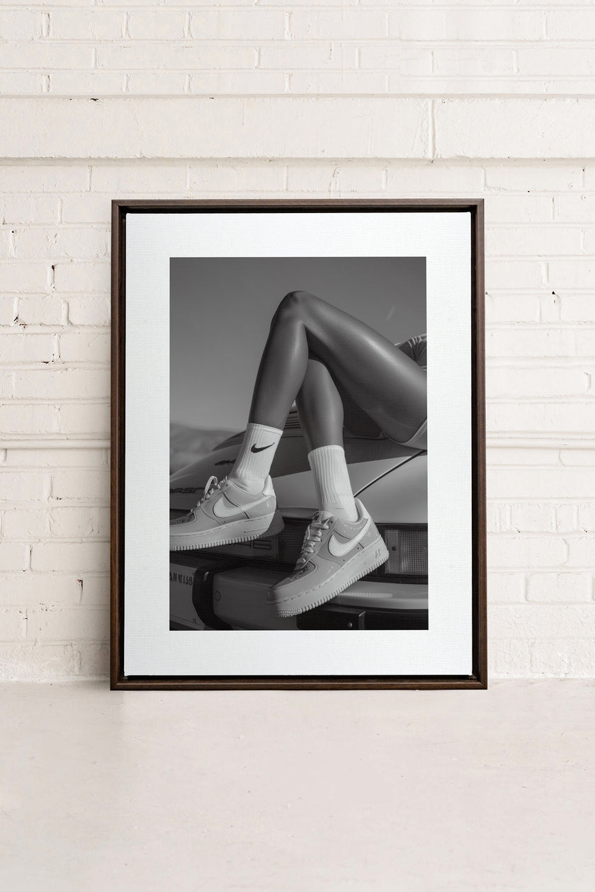 BLACK & WHITE BLISS, Oeuvre sur toile étirée
