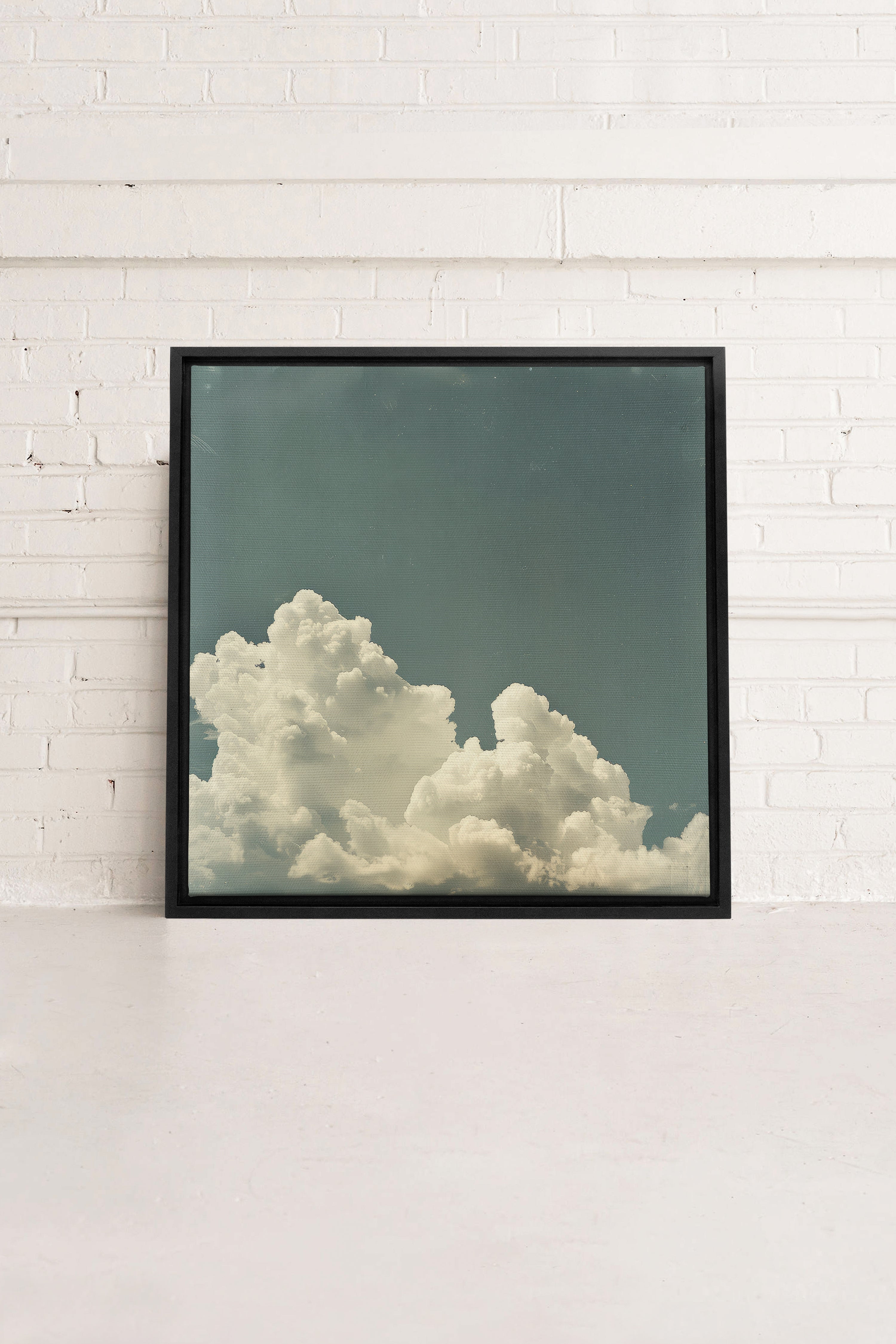 NOSTALGIC SKY, Oeuvre sur toile étirée