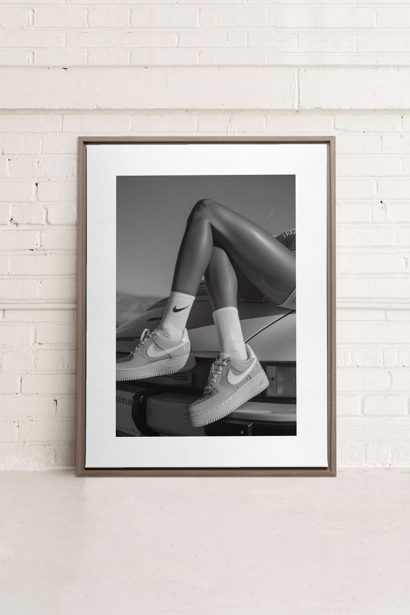 BLACK & WHITE BLISS, Oeuvre sur toile étirée
