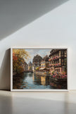 CANAL OF PETALS, Oeuvre sur toile étirée