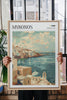 Mykonos, Oeuvre sur toile étirée