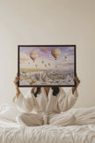 VOYAGE CÉLESTE, Oeuvre sur toile étirée
