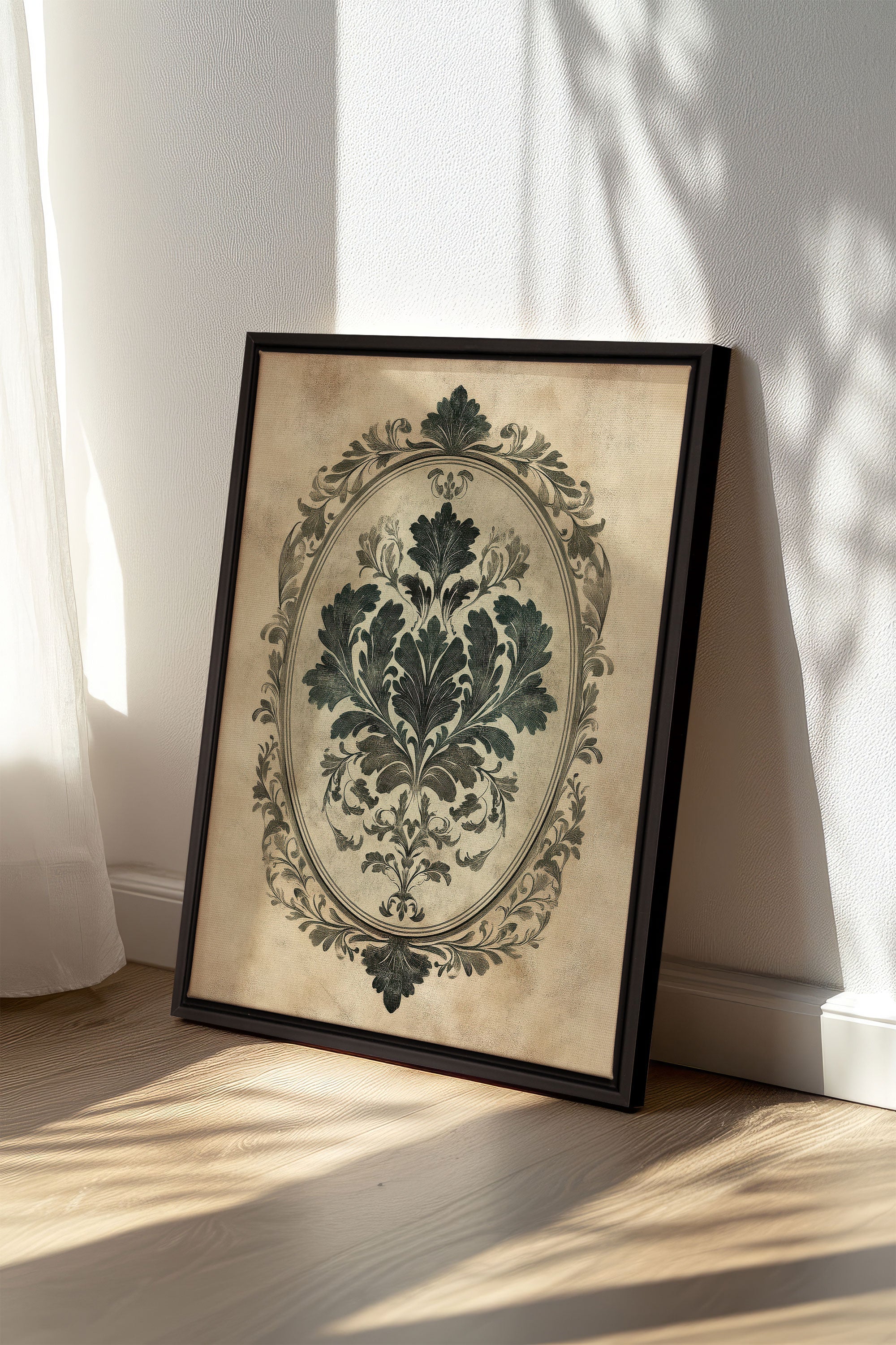 FLORAL MAJESTY, Oeuvre sur toile étirée