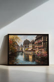 CANAL OF PETALS, Oeuvre sur toile étirée