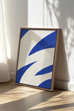 COBALT FLOW, Oeuvre sur toile étirée
