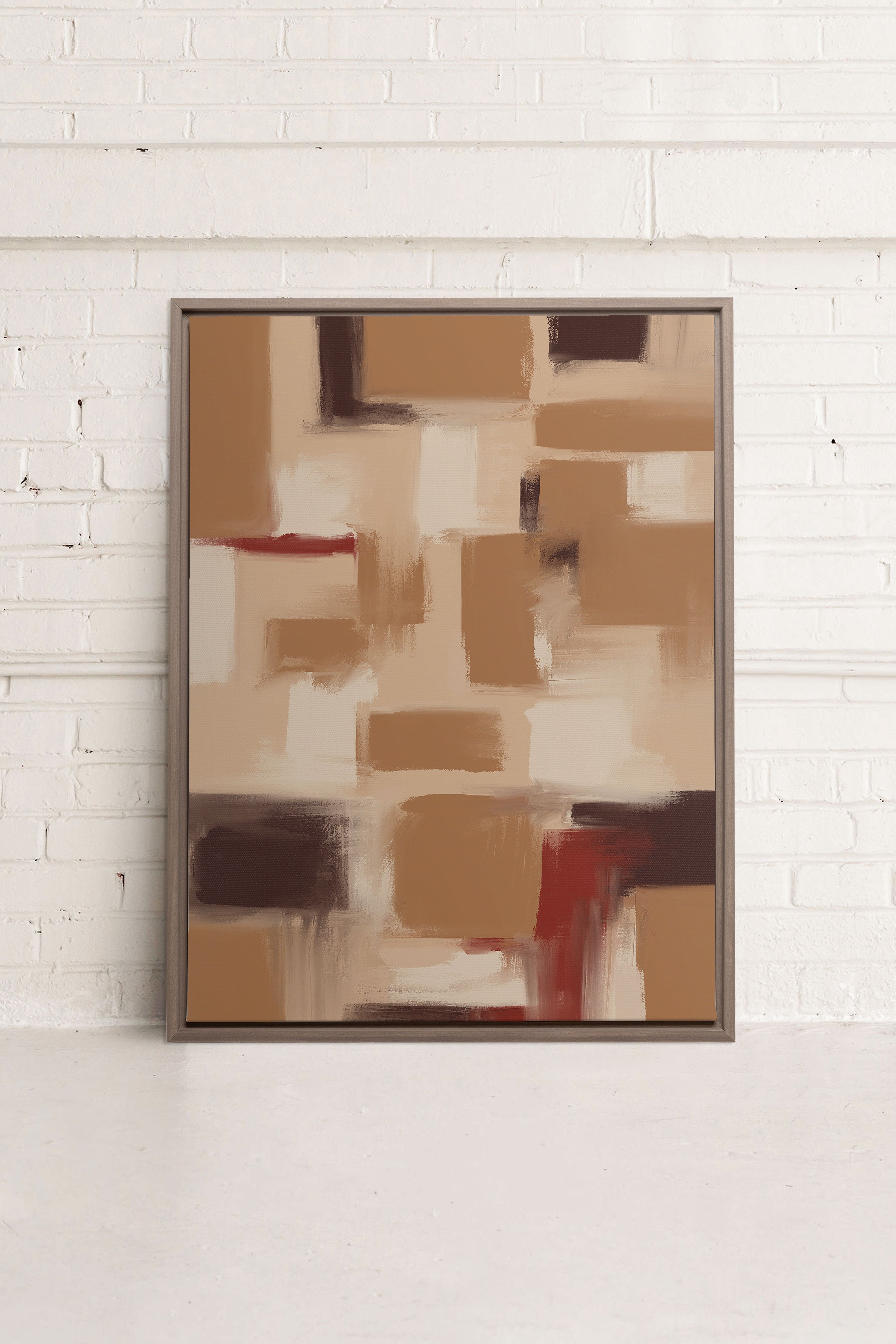 TRAITS, Oeuvre sur toile étirée